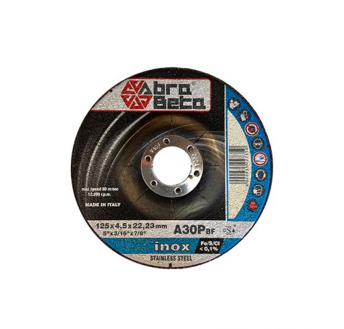 AbraBeta A30P acél/inox 125x4,5x22,23 50db/csomag